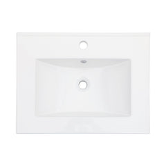 Premium Rectangular Vanity Top With Single Faucet Hole And Overflow