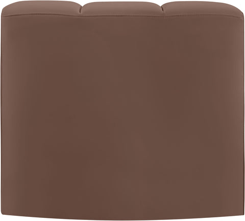 Arc - Faux Leather Curved Corner Chair