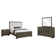 Harbington - Bedroom Set With Upholstered Headboard