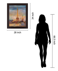 Parisian Lights - 28" x 34" Framed Wall Art