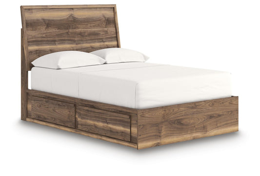 Chirason - Panel Bed With Storage