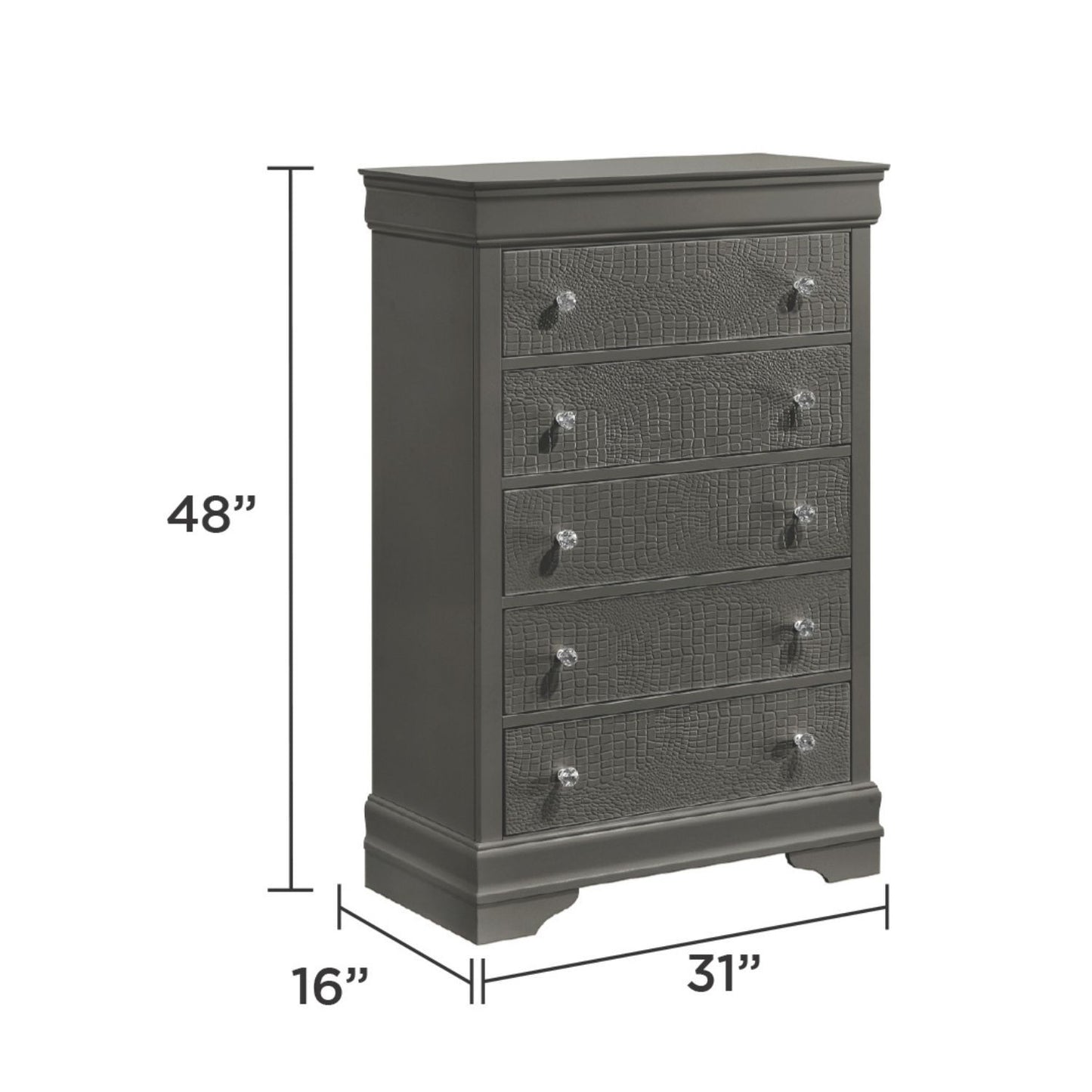Blaze - 5 Drawer Chest