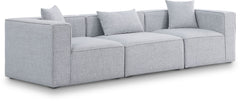 Cube - Linen Modular 3 Seat Sofa