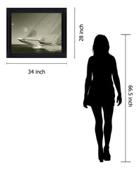 Windborne Racer - 28" x 34" Framed Wall Art