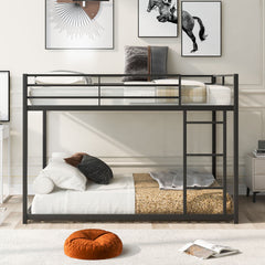 Metal Bunk Bed, Low Bunk Bed With Ladder
