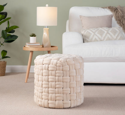 Braided - Versatile Round Ottoman