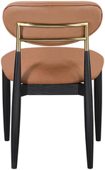 Riccio - Dining Side Chair (Set of 2) - Black And Gold Frame