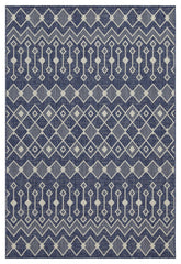 Sunshine - 5'3" X 7'3" Indoor & Outdoor Area Rug Polypropylene - Blue