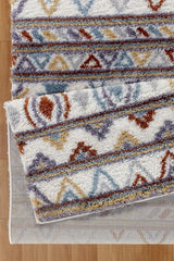 Loft Shag - 7'10" X 9'10" Shaggy Area Rug - Multi, Polypropylene