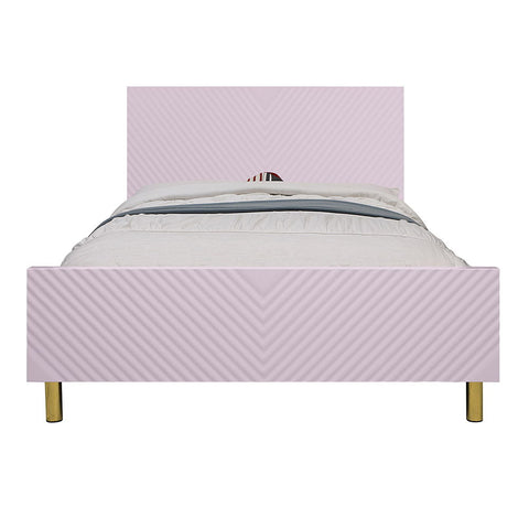 Gaines - Full Bed - Pink High Gloss