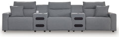 ModMax II - Salt And Pepper - Reclining Sectional
