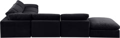 Comfy - 7 Piece Velvet Modular Corner Sectional