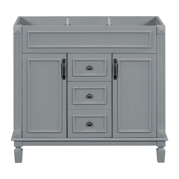 Bathroom Vanity Cabinet With 2 Soft Closing Doors And 2 Drawers