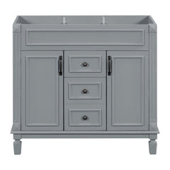 Bathroom Vanity Cabinet With 2 Soft Closing Doors And 2 Drawers