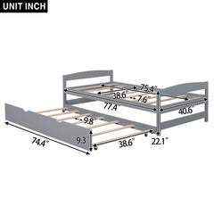 Platform Bed With Trundle