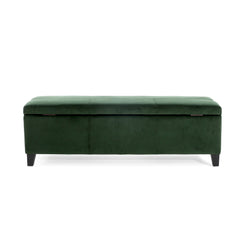 Glouster - Storage Ottoman - Retro Green