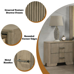 Lakkari - Nightstand - Oak