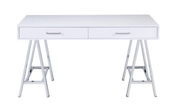 Coleen - High Gloss Writing Desk With USB