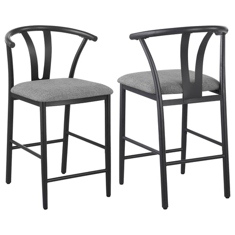Tazman - Counter Height Dining Side Chair (Set of 2) - Gray