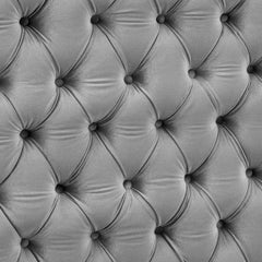 Tufted Oversized Headboard Platform Bed With Fully Upholstered Frame