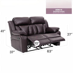 Cozy Padded Love Seat For Relaxation