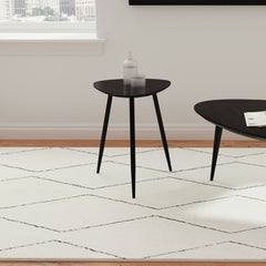 Xander - Triangular Table With Rounded Edges