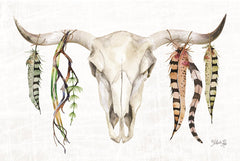 Tribal Skull II By Marla Rae - Beige