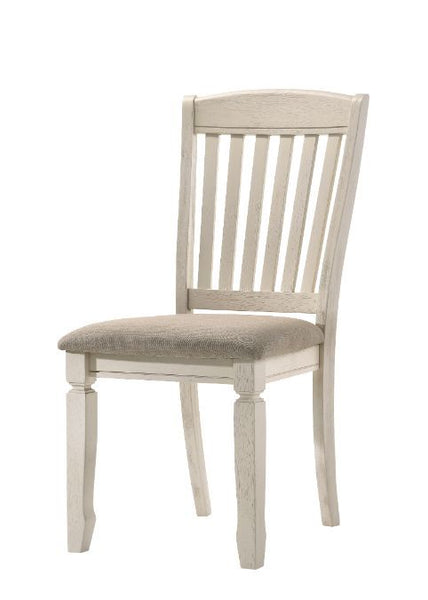 Fedele - Side Chair (Set of 2) - Tan Fabric & Cream