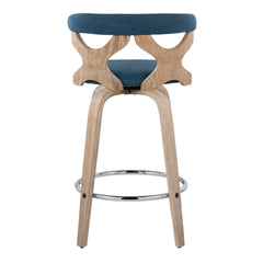 Gardenia - Mid Century Modern Fixed Height Counter Stool With Swivel (Set of 2)