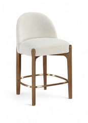 Torino - Counter Stool With Brushed Brown Base
