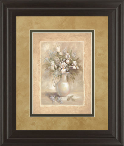 White Bounty I By Vivian Flasch - Framed Print Wall Art - White
