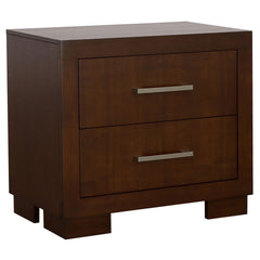 Polk - 2 Drawer Nightstand With Slim Handles - Cappuccino