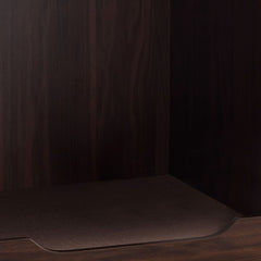 Modern Pet End Table With Removable Mat - Dark Walnut