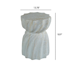 Outdoor End Table - Marble