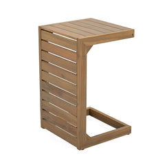 Aluminum Outdoor C - Shaped Side Table For Patio