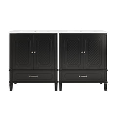 Bathroom Vanity With Sink, Soft Closing Door, Multi Functional Storage