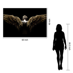 Temp Glass With Foil - Wing Spread - Black