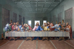 Last Supper (Framed) - Blue