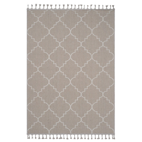 Guros - 8' X 10' Trellis Indoor / Outdoor Area Rug - Ivory