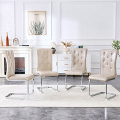 Elegant Design Upholstered Dining Chairs
