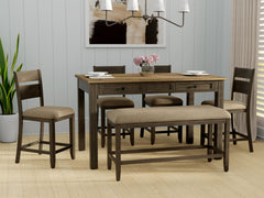 y - 6 Piece Gathering Dining Set