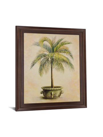Verdant Palm Bliss - 28" x 34" Framed Wall Art