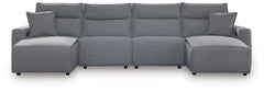 ModMax II - Salt And Pepper - Reclining Sectional