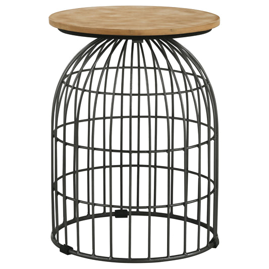 Boyd - Side Table - Gunmetal