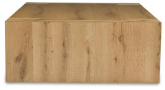 Bracken - Rectangular Cocktail Table - Light Brown