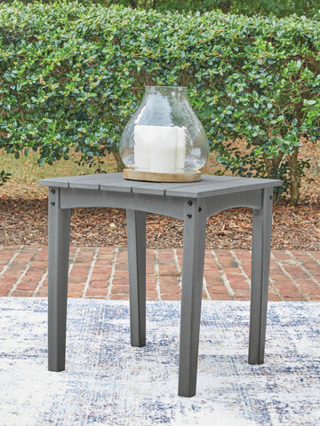 Cove Beach - Square End Table - Gray
