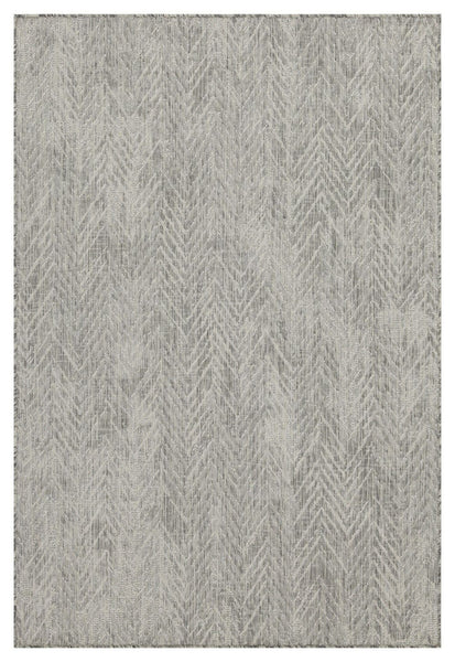 Sunshine - 5'3" X 7'3" Indoor, Outdoor Area Rug - Silver