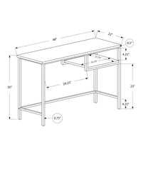 Computer Desk For Home Office, Compact Modern Design, Contemporary & Modern