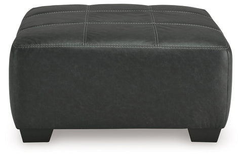 Brixley Pier - Oversized Accent Ottoman - Graphite
