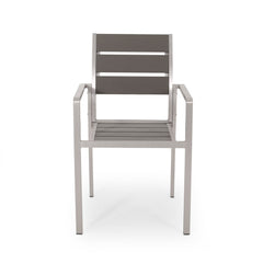 Dreamlan - Outdoor Aluminum Dining Chair (Set of 2)